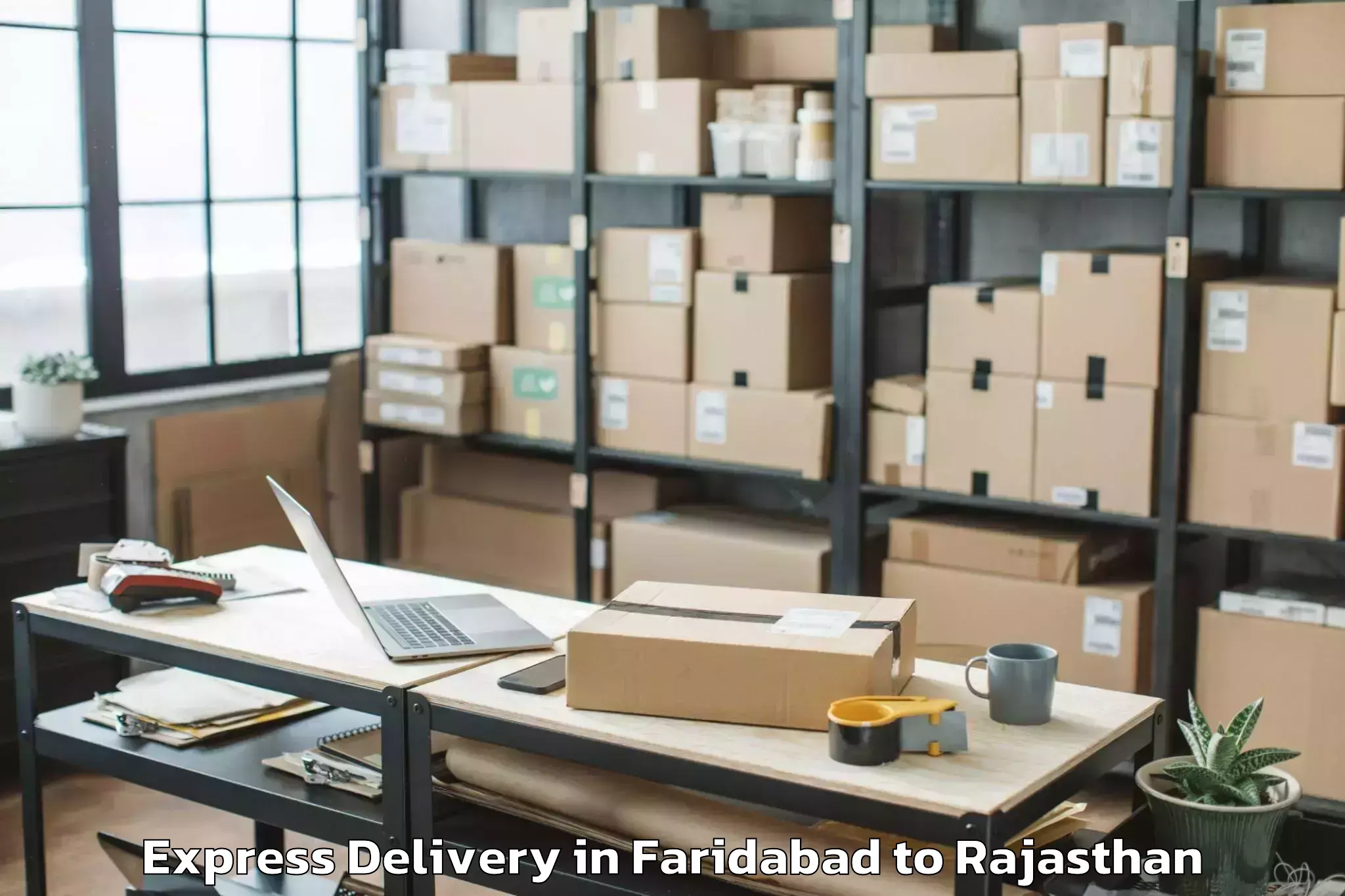 Professional Faridabad to Fatehpur Sikar Express Delivery